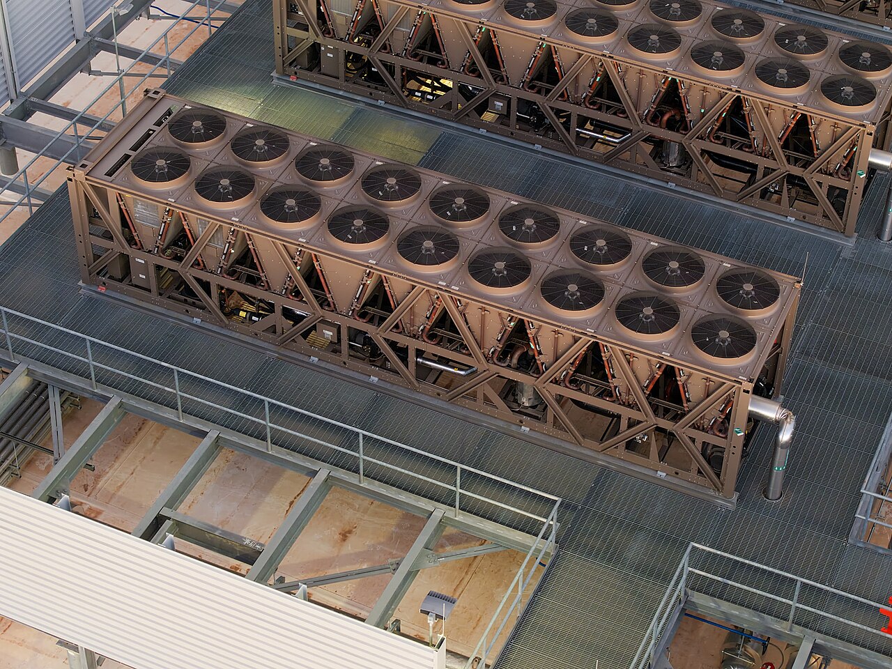 Cooling tower on a data center in Mesa, Arizona